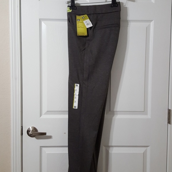 lee natural fit pull on pants